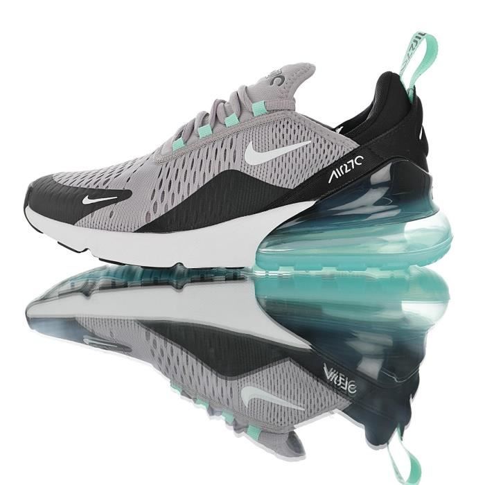 Baskets NIKE Air Max 270 Homme Blanc Noir Gris Vert Gris Gris