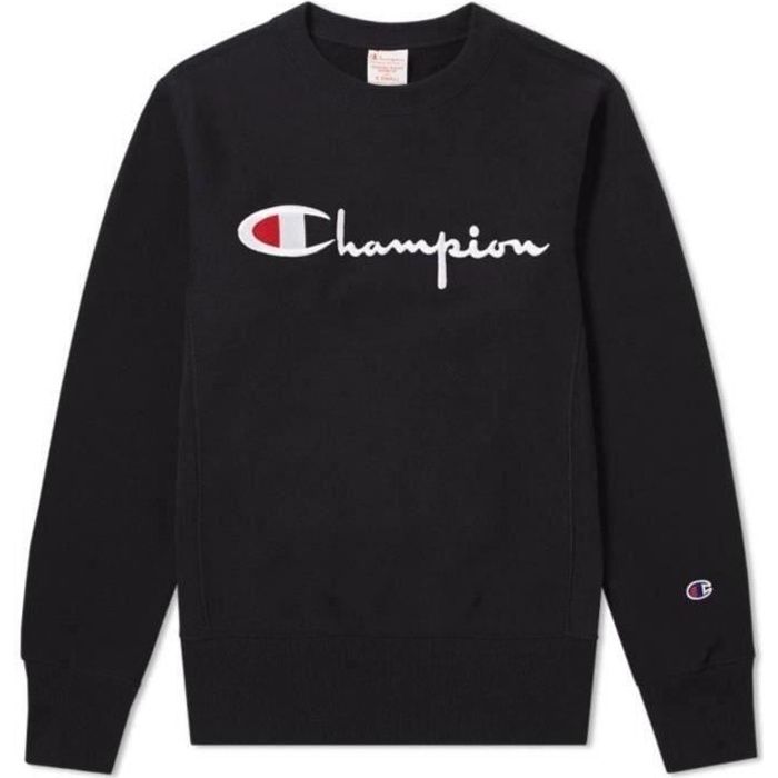 Champion hoodie noir clearance