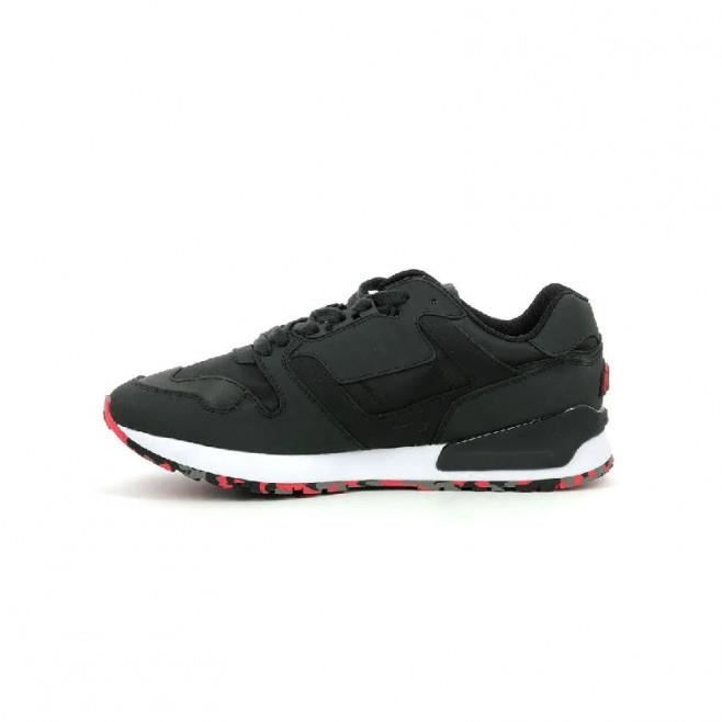 Basket Ellesse - 147 RUNNER TEX - Homme - Noir - Dessus en toile - Fermeture à lacet