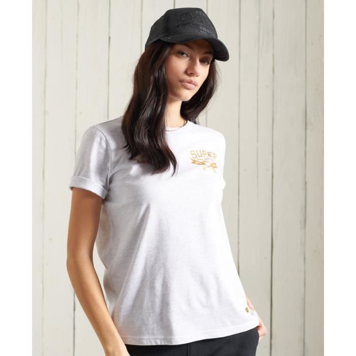 Tee shirt femme brillant online