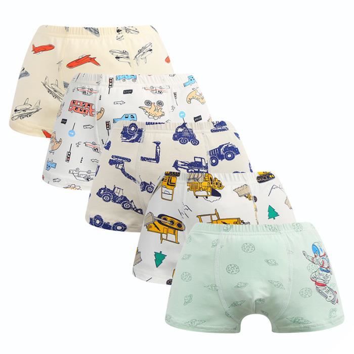 Culotte enfant menthe 10/12 ans TEX BASIC : le lot de 5 culottes à Prix
