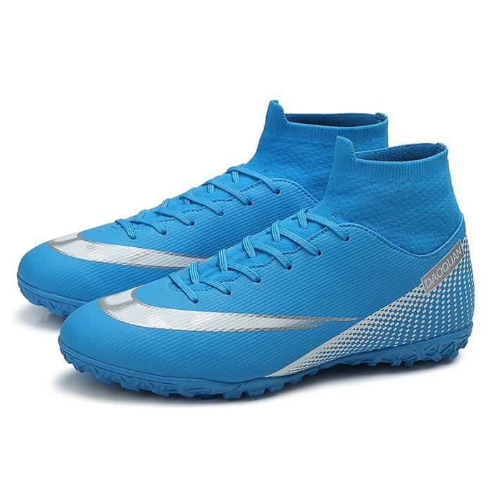 Chaussures de football à pointes montantes pour homme bleu - Cdiscount Sport