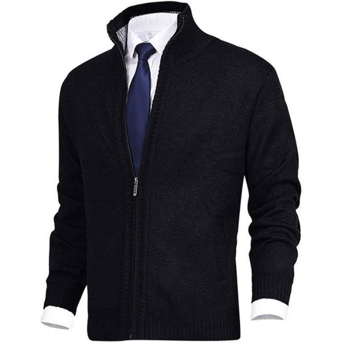 Gilet homme sales col montant