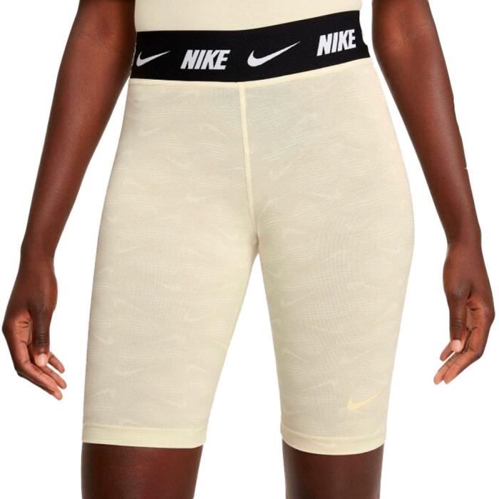 Short Legging Ecru Femme Nike Aop Print