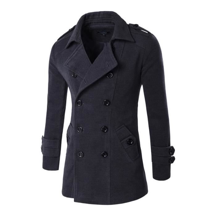 Caban homme top cintré