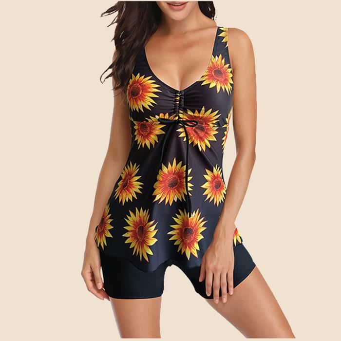 Maillot De Bain Adolescente Maillot De Bain 3 Pièces Ado Fille - Haut + Bas + Jupe - Taille 8-14 Ans - Piscine, Plage - Style Trendy Maillot De Bain 2 Pieces Ado Fille