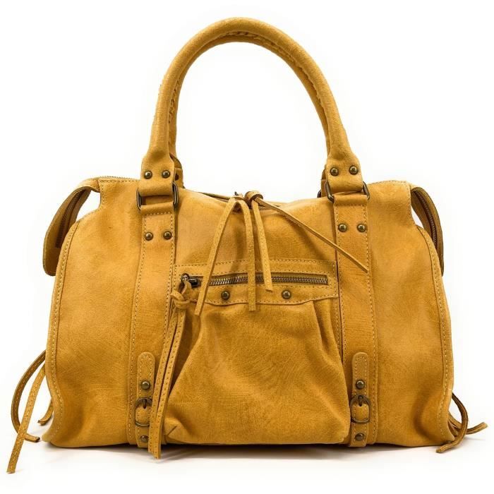 Sac a main SANDSTORM Jaune moutarde Cdiscount Bagagerie Maroquinerie