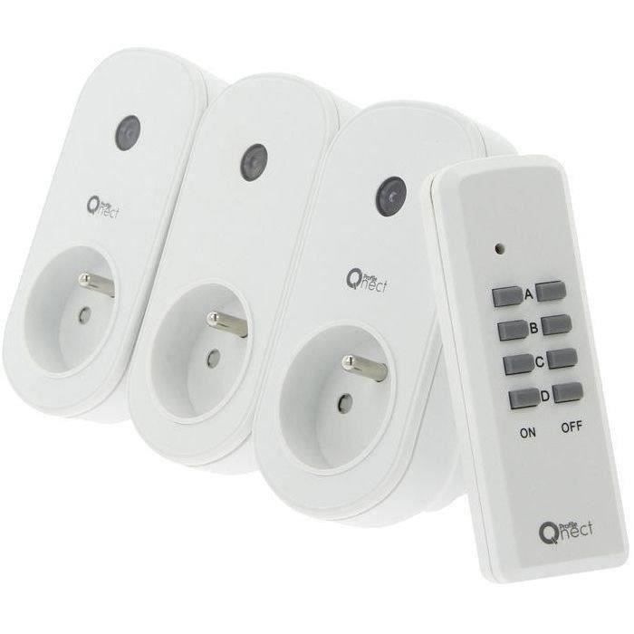 PROFILE Kit 3 prises + télécommande