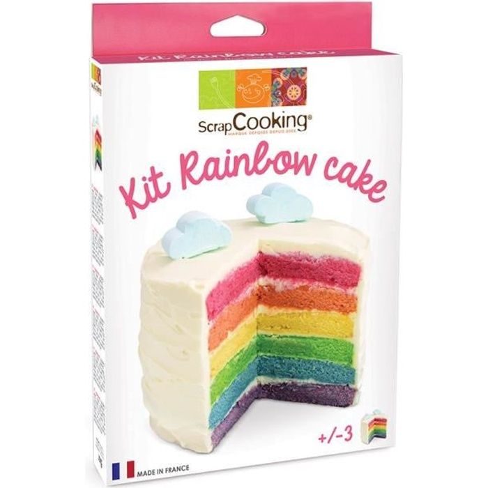 Kit Rainbow cake - Scrapcooking