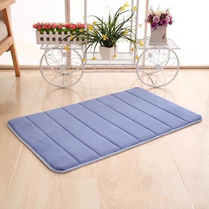 Lot De 3 Tapis De Bain Mémoire Forme - Antidérapants, Absorbants, Lavables Machine - Gris Foncé