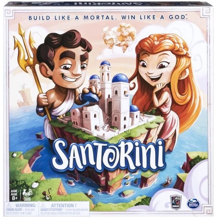 spin master games - santorini - jeu de société