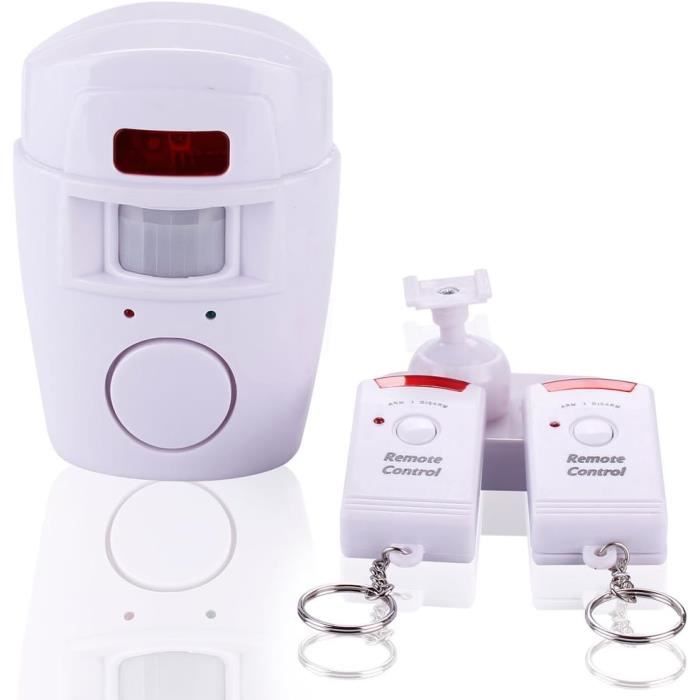 Alarme D'allée Solaire Sans Fil - Détecteur De Mouvement Extérieur, Portée 800 M - IP55, Batterie Rechargeable