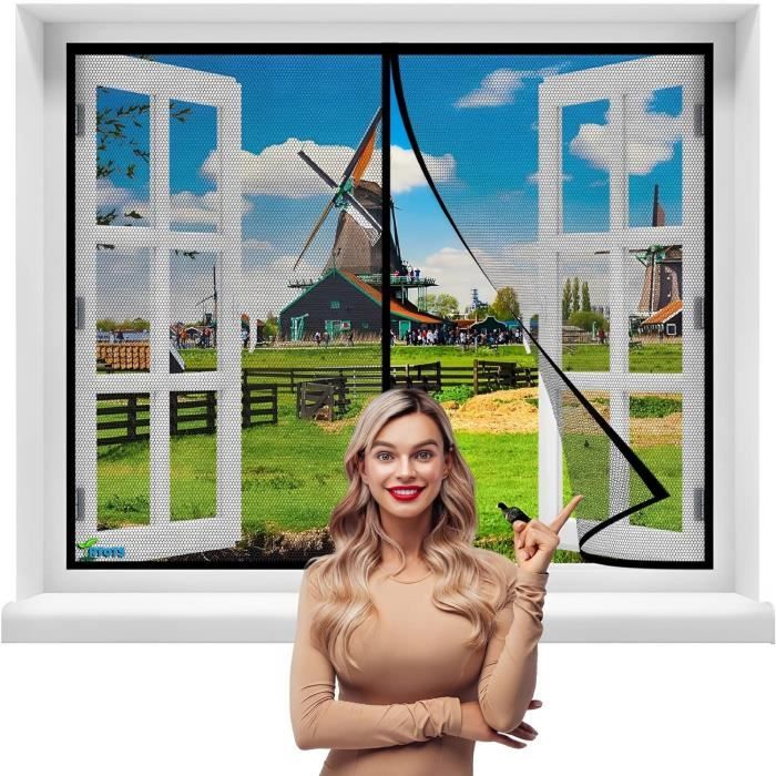 Moustiquaire Aimantée Porte 135 X 260 Cm Anti-Moustiques