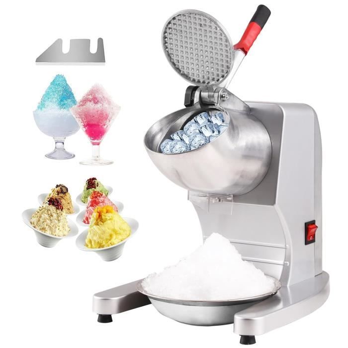Broyeur à Glace électrique 100 Kg/h – 4 Lames Inox – Pour Bars, Restaurants, événements - 9
