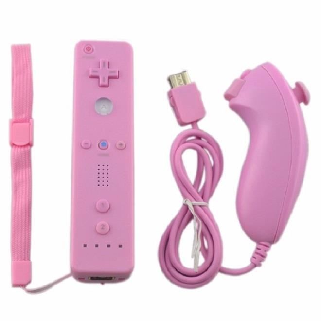 Télécommande Wiimote + Nunchuck pour Nintendo Wii et Wii U