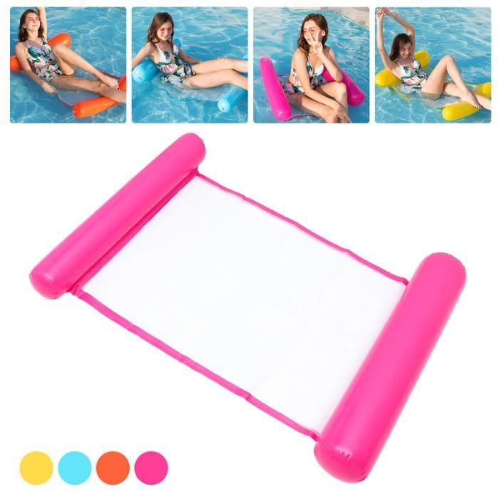 Hamacs Gonflables MULEVIP 2Pcs - Matelas Piscine 4 En 1 Pastèque/Ananas, Portable Pour Plage