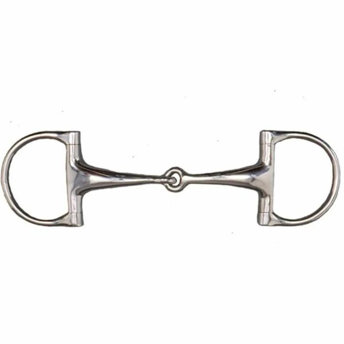 Tattini Mors Espagnol Pour Cheval Brisé à Passes En INOX - Tailles 11,5 à 14,5 Cm