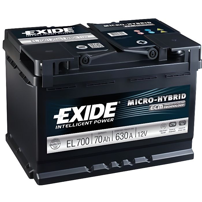 Batterie de démarrage EXIDE EL700