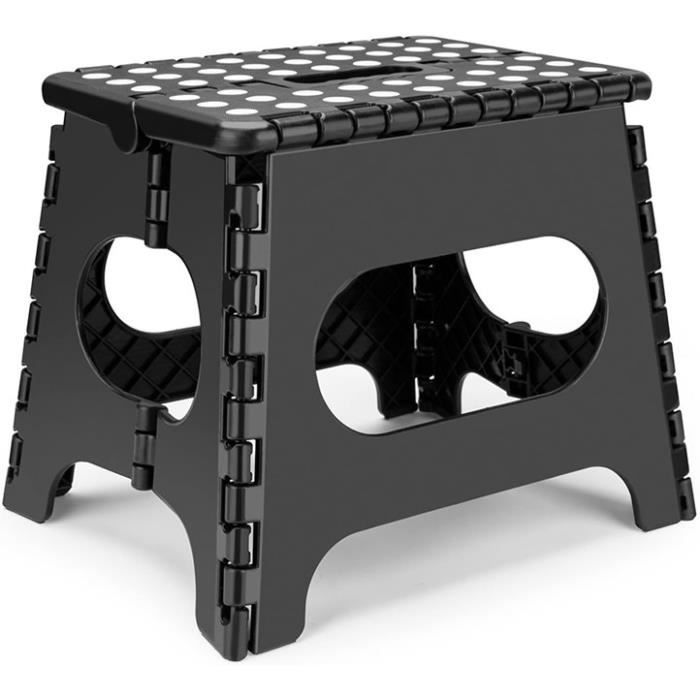 Tabouret-Escabeau Pliant, Tabouret-Escabeau En Plastique Antidérapant