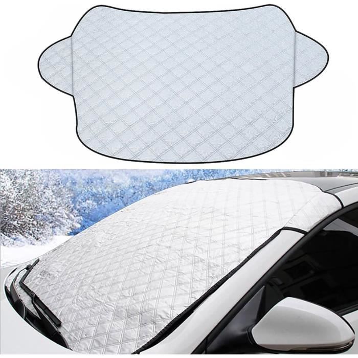 Housse De Pare-brise Hiver Avec Aimants - Protection Anti-gel, Neige Et Soleil - Taille Universelle Pour Voiture/SUV