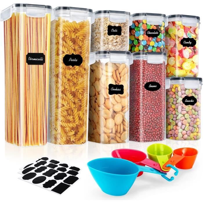 Lot de 7 boîtes de conservation en plastique - 5five | Leroy Merlin