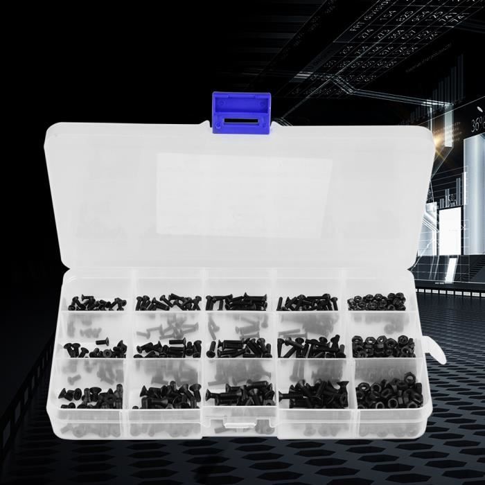 Pack De 96 Vis à Tête Plate Chromées Pour QNAP SCR-M2SSDA – Idéal Pour Montage Disque SSD M.2