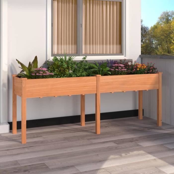 vidaXL Jardinière avec doublure