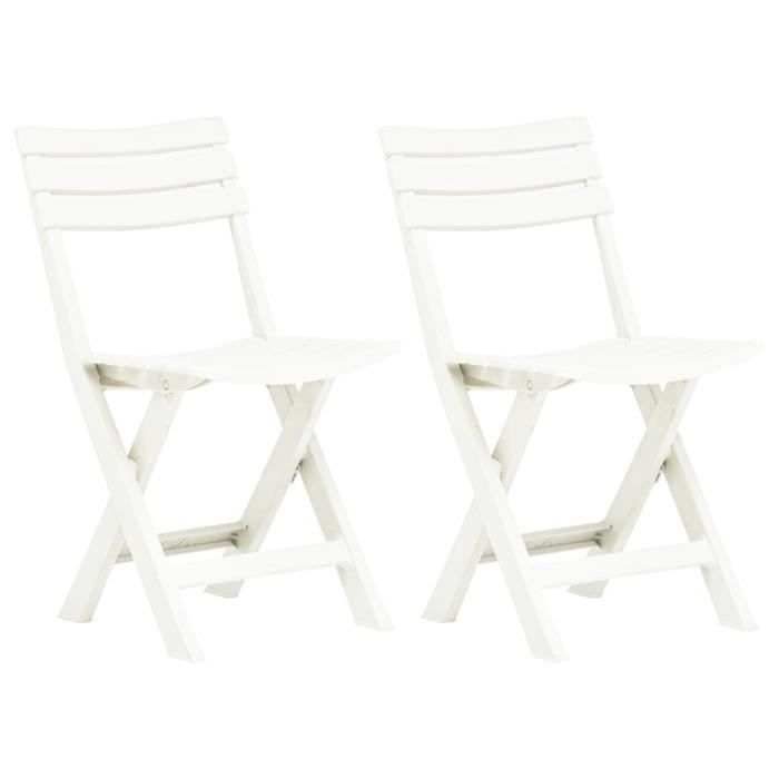 vidaXL Chaises pliables jardin lot de 6 - vue 7