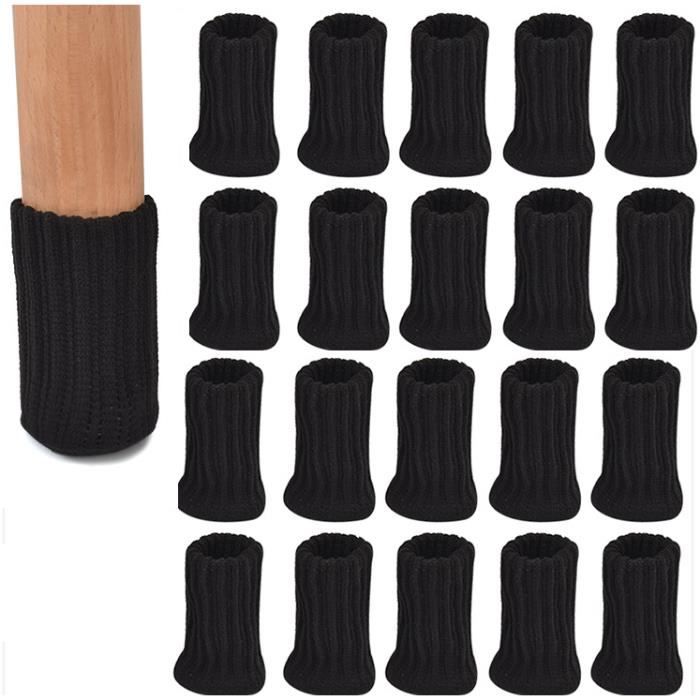 Lot De 24 Chaussettes Antidérapantes Pour Pieds De Chaise Pour Éviter Les Rayures - Bureau - Secrétaire