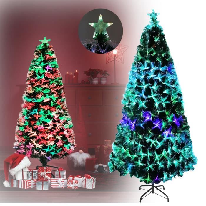 Sapin De Noel Fibre Optique