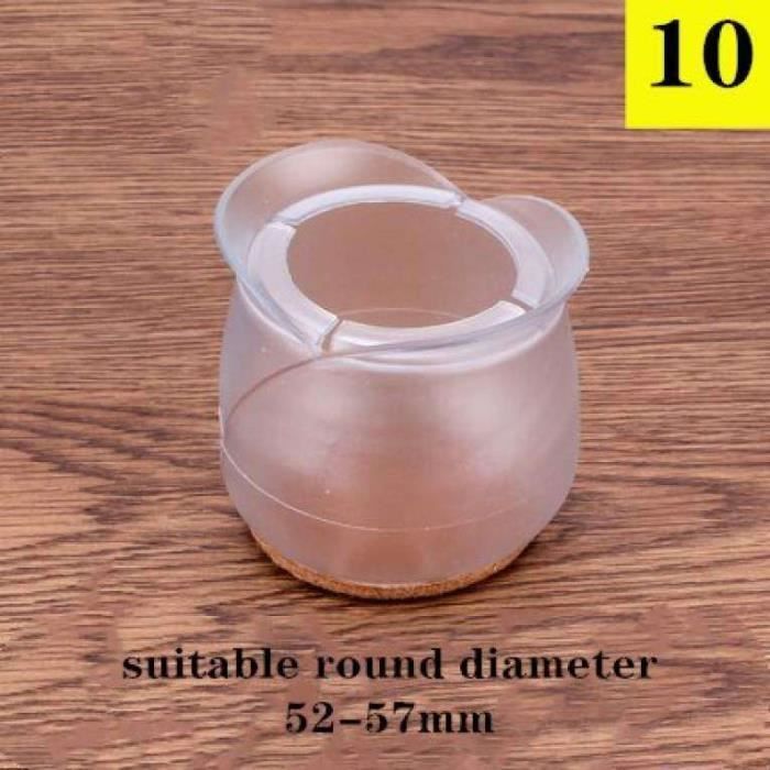 PJW12637PIED DE MEUBLE,Protègepieds de chaise en Silicone, 16 pièces