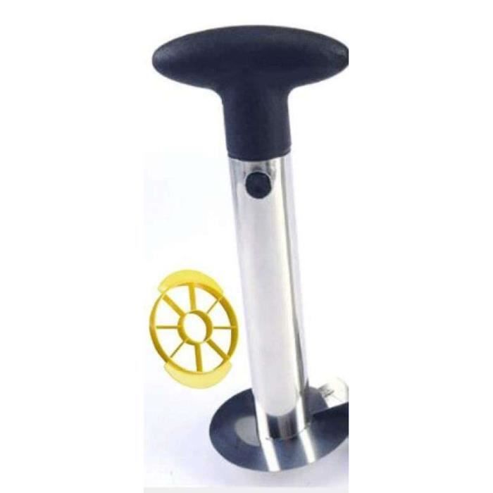 Coupe-ananas MasterClass - Tranche, épluche Et Coupe En Un Geste, Acier Inoxydable 24 Cm