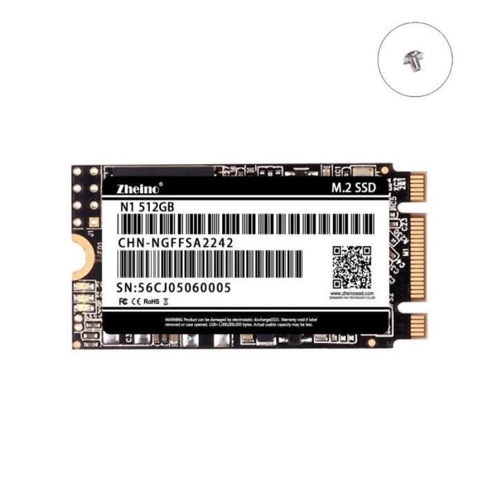 Interne M 2 2242 Disque Dur Ssd 512 Go Ssd Ngff Sata 6 Go S 3d Tlc Nand Flash Prix Pas Cher Cdiscount