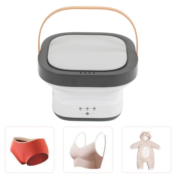 Mini Laveuse Portable Sans Fil Pour Sous-vêtements Et Chaussettes - 1000ml, Batterie 3000mAh - Voyage, Camping, Studio