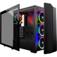 MRED - Boîtier PC Gamer ATX - Noir RGB Dream Eyes-1