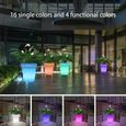 Pot de fleurs lumineux LED étanche pour jardin piscine - VGEBY-1
