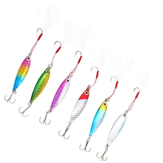 LEURRE DE PECHE,7-60g--Appât artificiel en métal pour la pêche au
