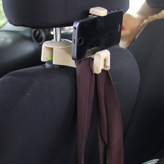 Beige - Appui-tête Invisible universel pour siège de voiture, support de  sac divers à Double crochet pour voi - Cdiscount Bricolage