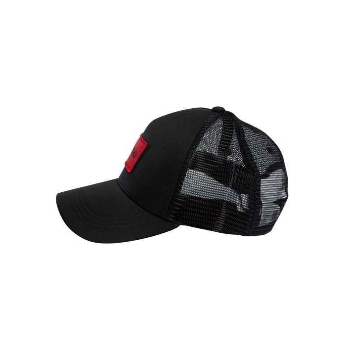 Casquette Baseball HUGO - Logo Carré Noir Et Rouge - Taille Unique - 100% Coton - Neuve Avec étiquettes