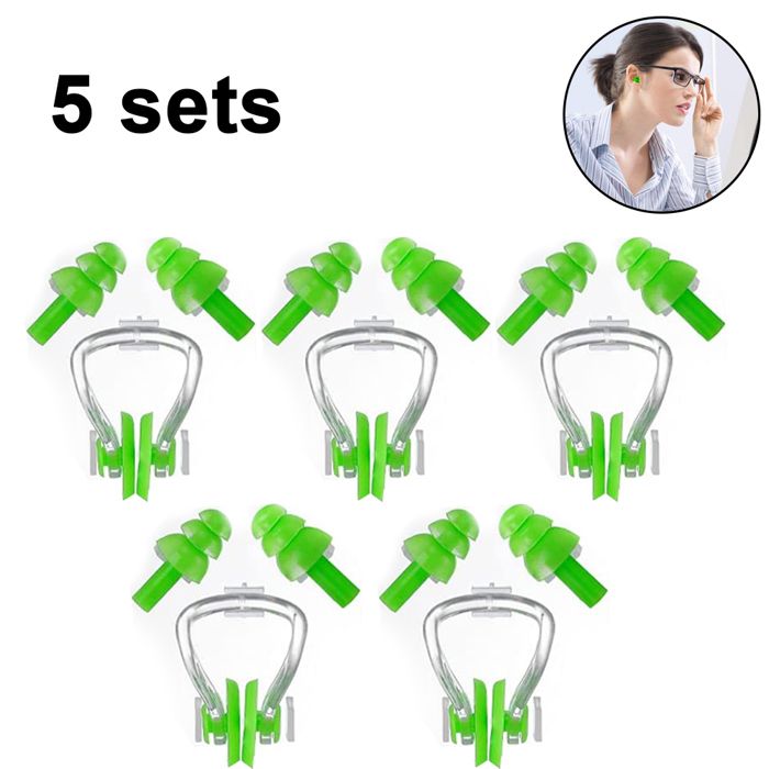 Bouchons D'Oreilles Aweskmod - 2 Paires En Silicone Réutilisable Et Lavable - Noir Et Blanc