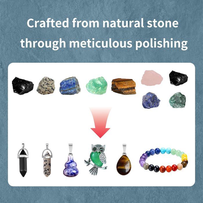 Ensemble de bijoux ethniques faits à la main en pierres précieuses