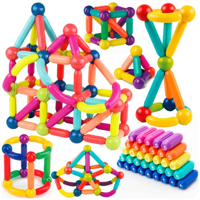 Clixo Tiny & Mighty - Jeu De Construction Magnétique Flexible 9 Pièces Dès 4 Ans