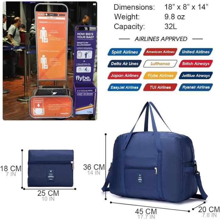 Sac de voyage 40x20x25 ryanair on sale