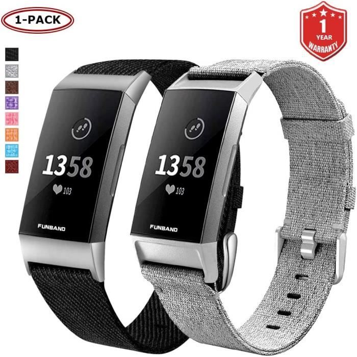 Bracelet Fitbit Charge 3 Charge 4 Bande en Tissu Sangle de