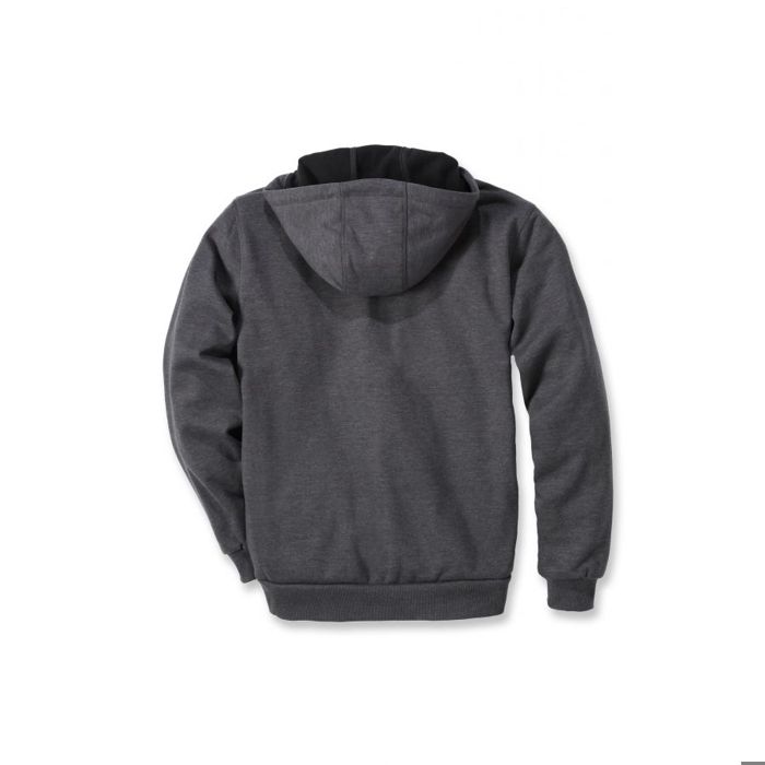 Sweat à capuche zippé déperlant et anti-vent gris foncé M CARHARTT