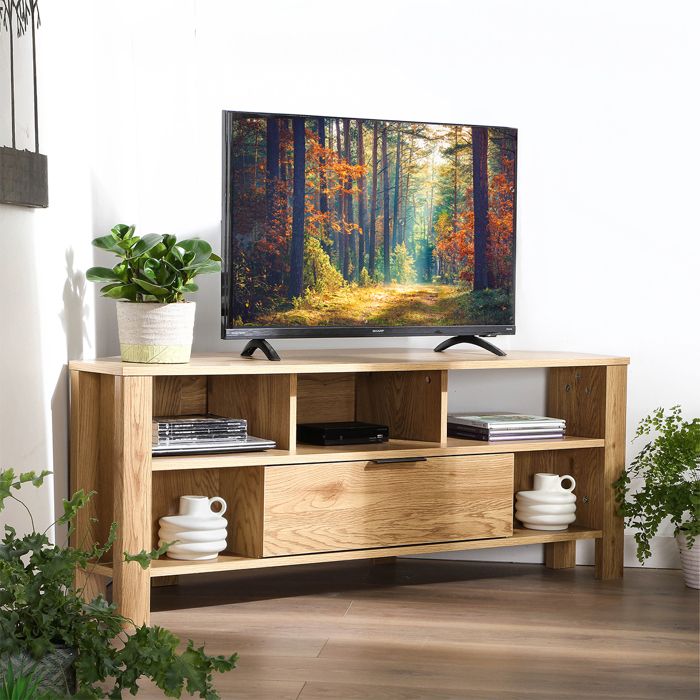 Meuble TV d'angle - L120 cm - 120 cm X 40 cm X 45 cm - Casâme