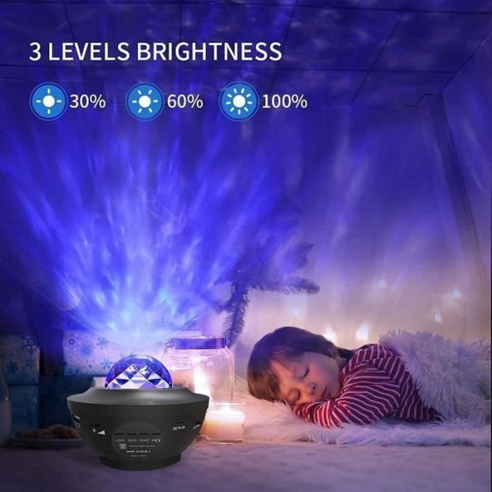 Lampe Musique et Lumineuse, Veilleuse Enfant Lampe Etoile Projecteur,  360°Rotation LED Ciel Etoilé Bébé pour Anniversaire, Noël - Cdiscount  Puériculture & Eveil bébé