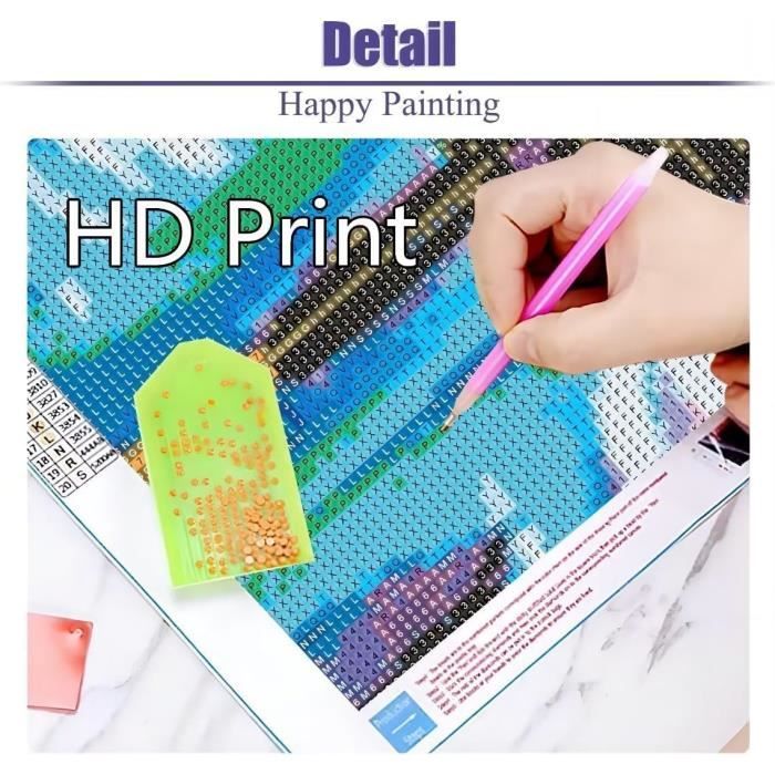 5D Diamond Painting Zen, Diamond Painting Adultes Fleur DIY Adultes Kit Point de Croix Peinture Strass Broderie Artisanat pour Décoration Maison Cadeau 100 x 135 cm 4-7525