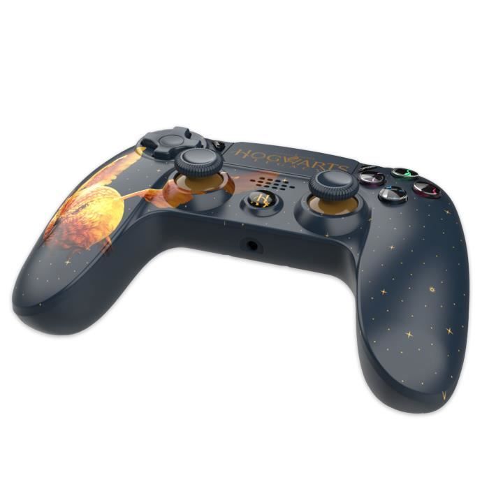 Manette PS4 Bluetooth Harry Potter Hogwarts Legacy Vivet Doré Lumineuse 3.5  JACK + Casque PRO-GTA250 PS4-PS5 PLAYSTATION MULTIPLATE - Cdiscount  Informatique