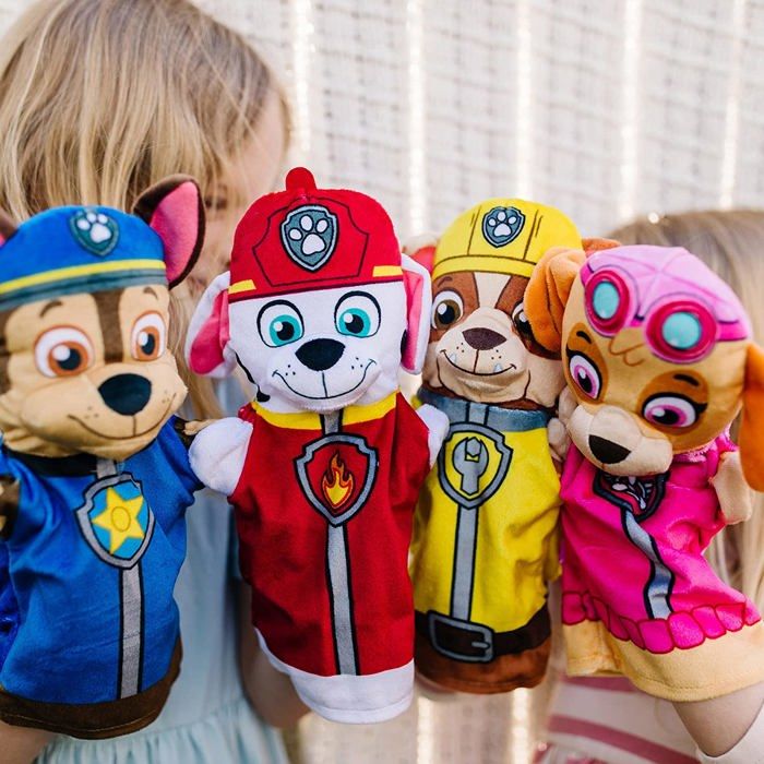 Théâtre Poupées Set De 4 Marionnettes à Main Animaux Melissa & Doug - Lapin, Chien, Chat, Perroquet, Jouet 3 Ans Jouet Enfant 3 Ans